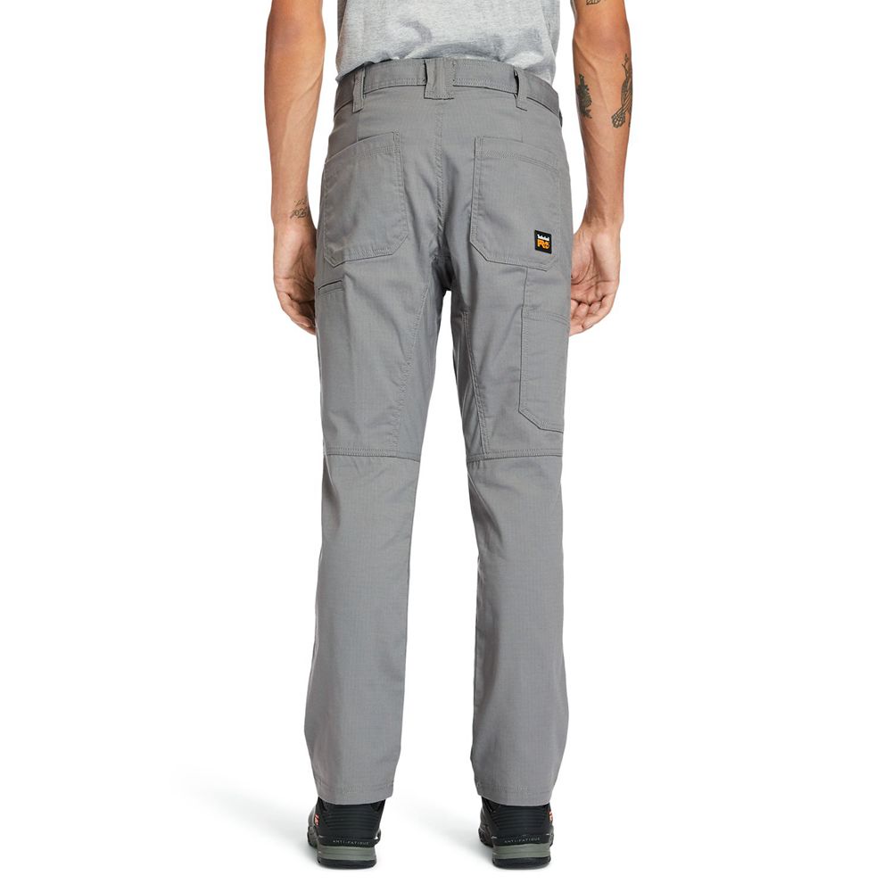 Pantalones Timberland Argentina Hombre - Pro® Work Warrior Lt Ripstop Utility - Gris - ZTWPVD-320